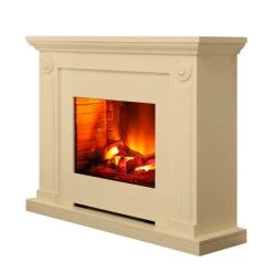 Montreux Elektrokamin Sommatino - Cremeweiß