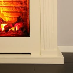 Montreux Elektrokamin Sommatino - Cremeweiß -Badaufbewahrung Verkäufe elektrokamin sommatino cremeweiss 3476141