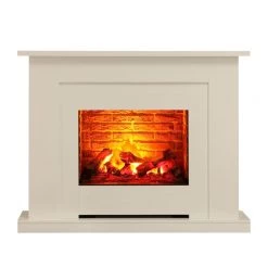 Montreux Elektrokamin Suares - Weiß -Badaufbewahrung Verkäufe elektrokamin suares weiss 3476245