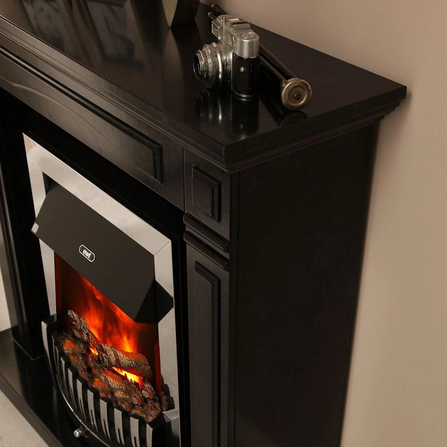 Montreux Elektrokamin Houston - Schwarz-Grau marmoriert 5 Montreux Elektrokamin Houston - Schwarz-Grau marmoriert – Bild 5