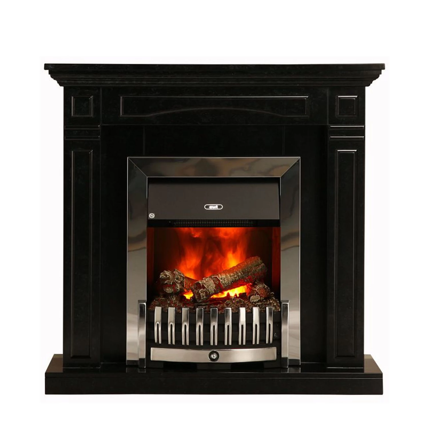 Montreux Elektrokamin Houston - Schwarz-Grau marmoriert 3 Montreux Elektrokamin Houston - Schwarz-Grau marmoriert – Bild 3