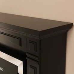 Montreux Elektrokamin Houston - Schwarz seidenmatt -Badaufbewahrung Verkäufe houston elektrokamin schwarz seidenmatt 4168772