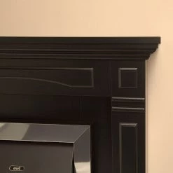 Montreux Elektrokamin Houston - Schwarz seidenmatt -Badaufbewahrung Verkäufe houston elektrokamin schwarz seidenmatt 4168776