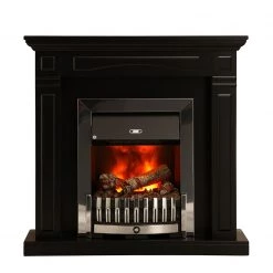 Montreux Elektrokamin Houston - Schwarz seidenmatt -Badaufbewahrung Verkäufe houston elektrokamin schwarz seidenmatt 4168788