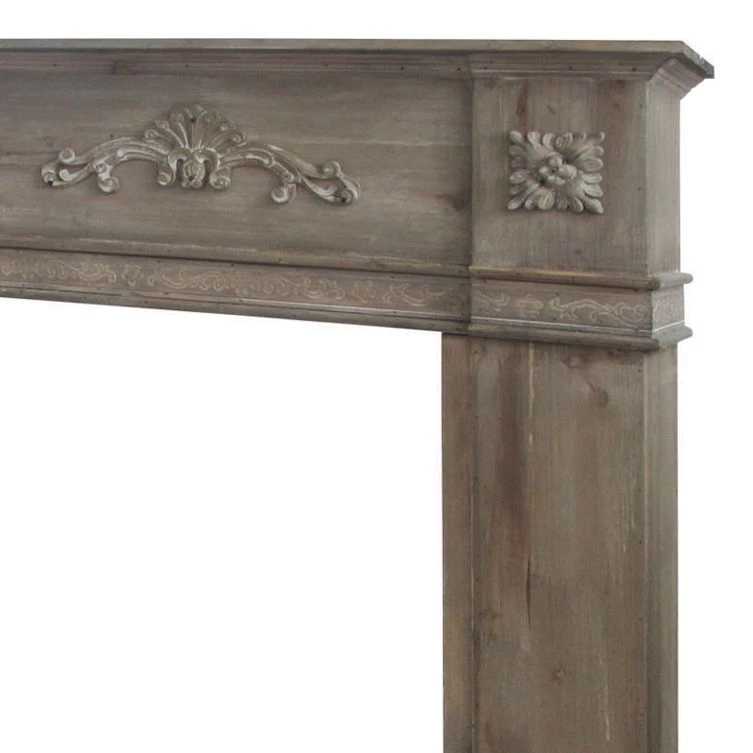 Maison Belfort Kaminumrandung Wilton II - Paulownia teilmassiv 2 Maison Belfort Kaminumrandung Wilton II - Paulownia teilmassiv – Bild 2