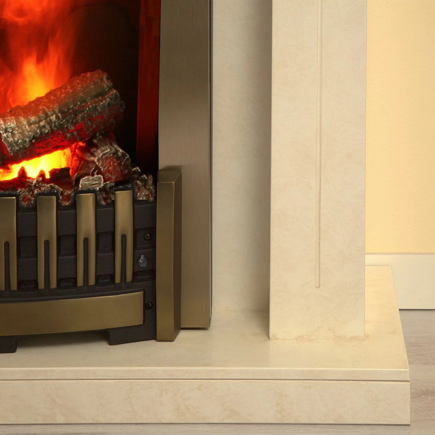 Montreux Elektrokamin Missouri - Beige-Creme marmoriert 13 Montreux Elektrokamin Missouri - Beige-Creme marmoriert – Bild 13