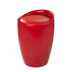 WENKO Wäschehocker Candy - Rot