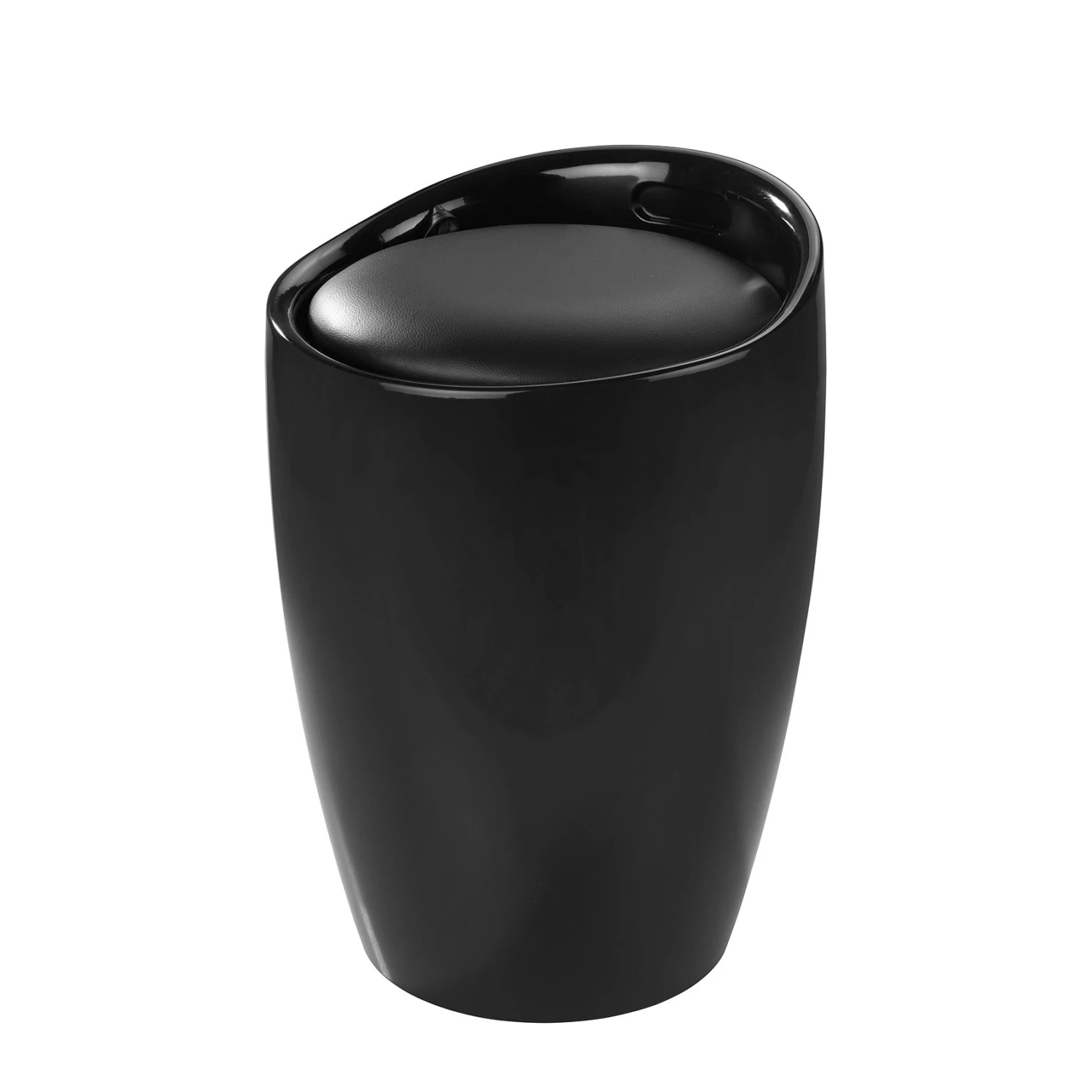 WENKO Wäschehocker Candy - Schwarz 1 WENKO Wäschehocker Candy - Schwarz