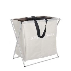 WENKO Wäschesammler Duo - Beige