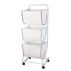 WENKO Wäschesammler Escala - Weiß