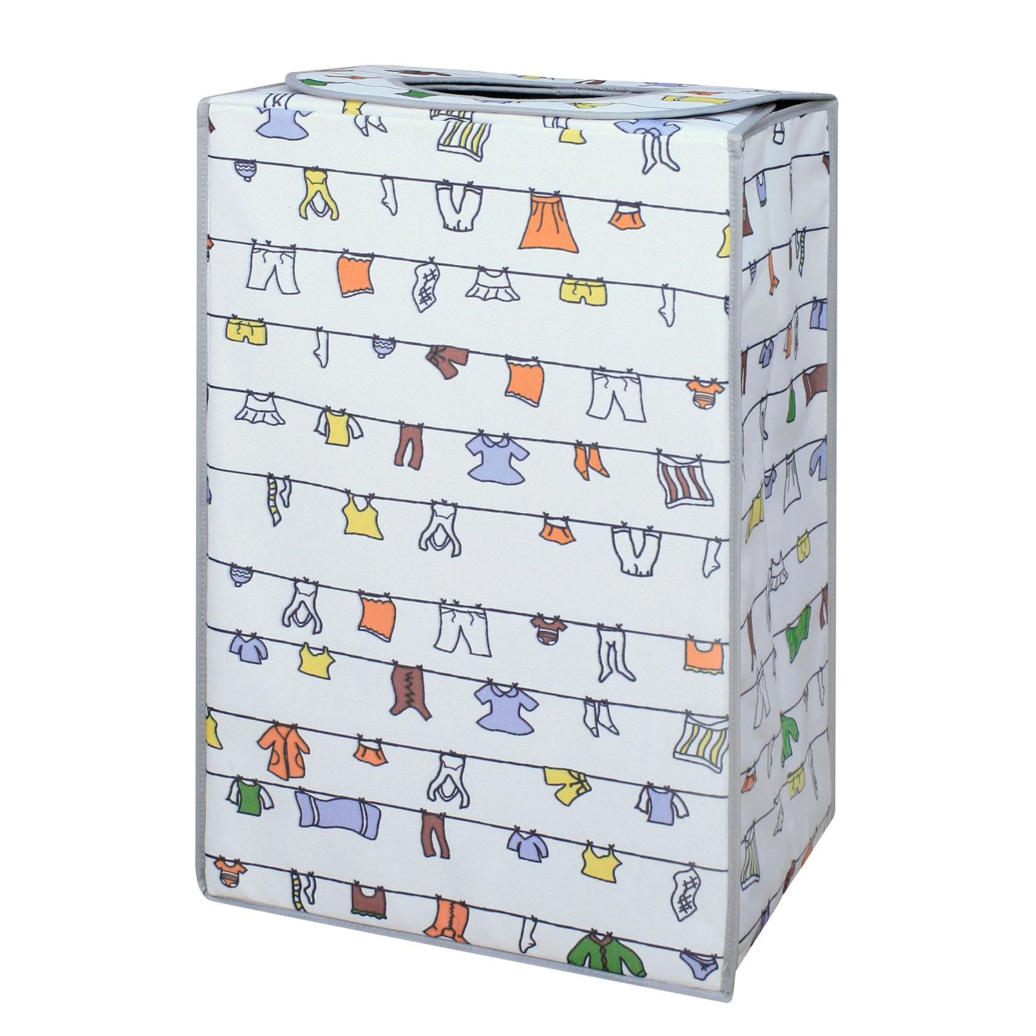 Flechtwaren Müller Wäschetasche Clothes - Groudwood - Mehrfarbig 1 Flechtwaren Müller Wäschetasche Clothes - Groudwood - Mehrfarbig