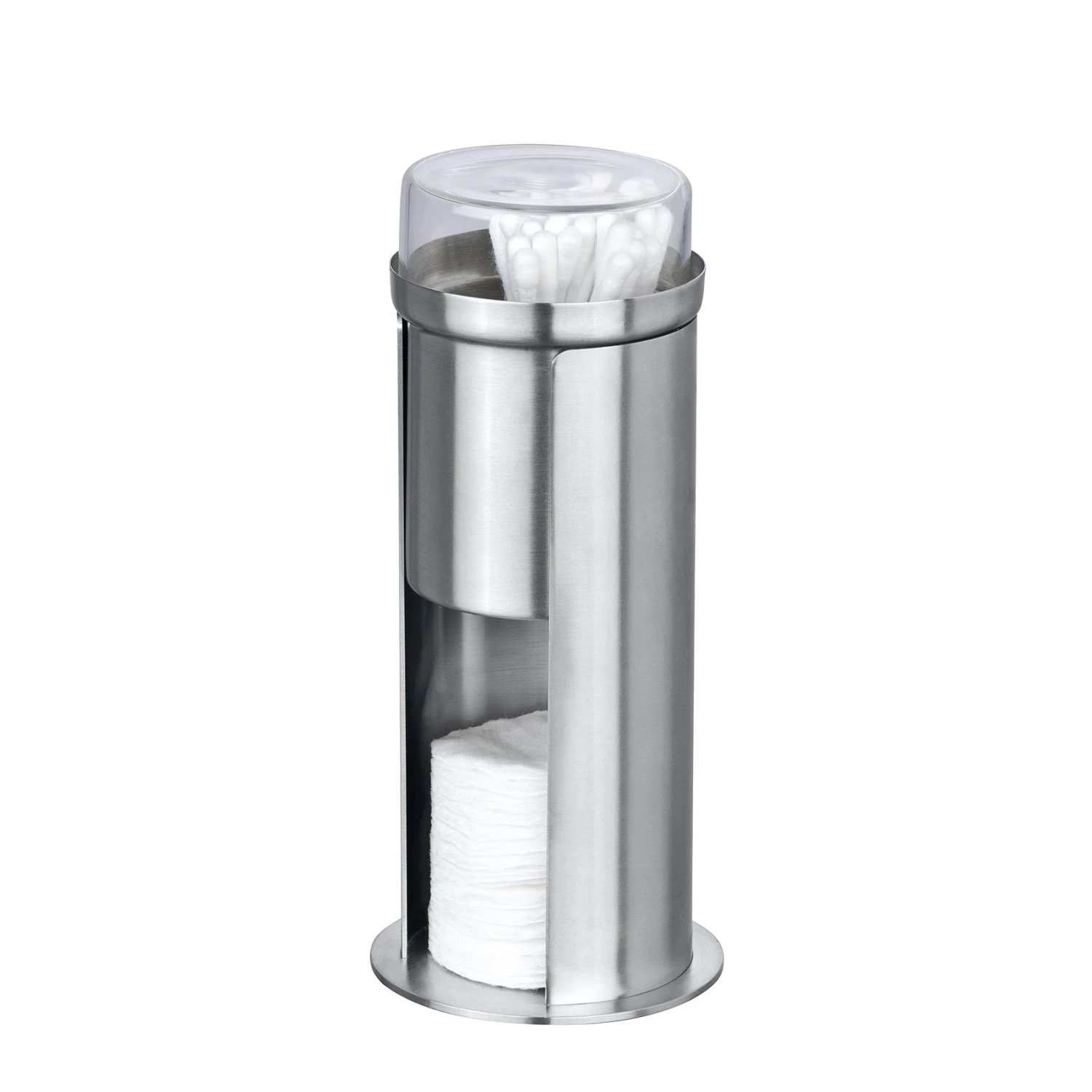 WENKO Wattepadhalterung Firenze - Edelstahl - Chrom 2 WENKO Wattepadhalterung Firenze - Edelstahl - Chrom – Bild 2